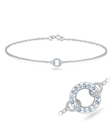 Round Shape with Ferrido Silver Bracelet BRS-174